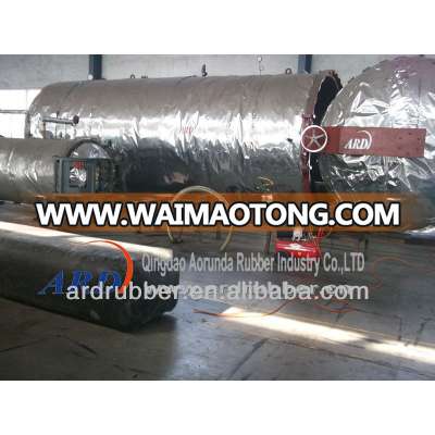 manufacturing inflatable rubber airbag used for 0.7*0.7*25m concrete beam