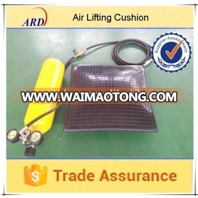 Size 650*650 mm inflatable rubber lifting air cushion export to Poland