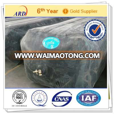 With spread applications of inflatable rubber concrete casting form